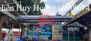 mái xếp ượn sóng nhà hàng