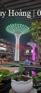 Mái xếp lượn sóng quán Cafe