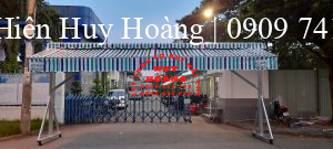 Mái che di động đôi - mái che chữ A Mái Xếp Huy Hoàng