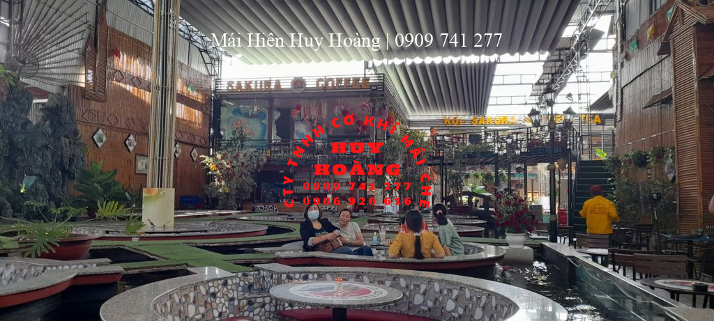 Dự án thi công mái xếp lượn sóng quận 6