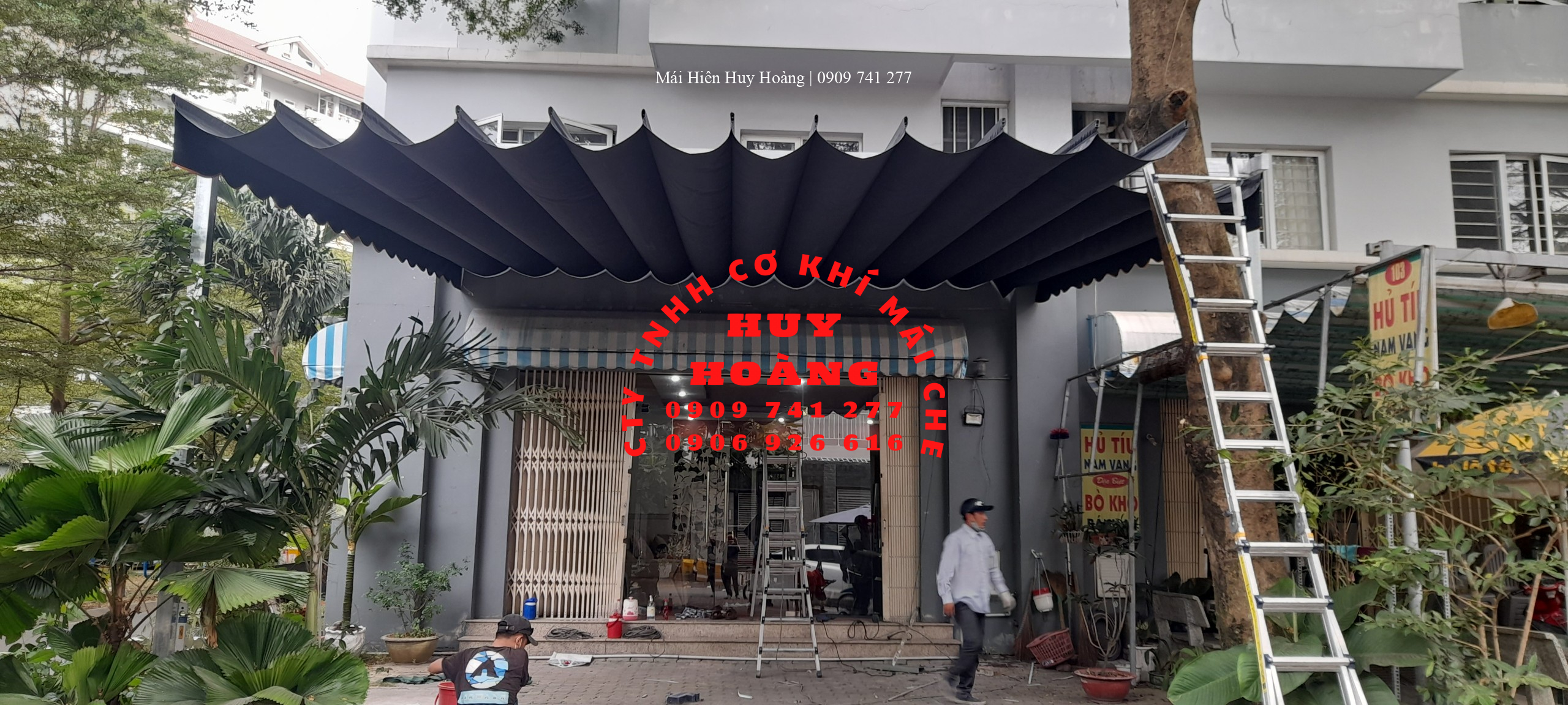 Thi công mái kéo hiên nhà giá rẻ TPHCM