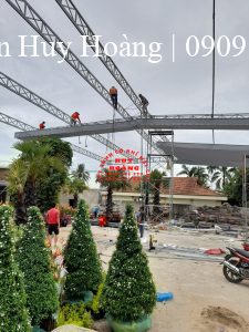 mái hiên huy hoàng thi công mái bạt xếp