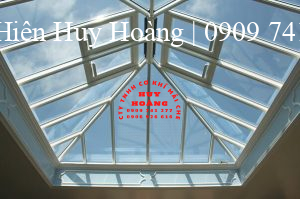 Giếng Trời dùng tấm nhựa Poly thông minh
