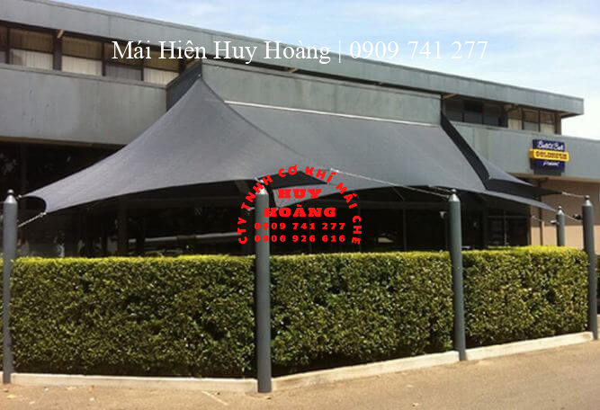 Mẫu thiết kế mái che sân vườn kiểu 4