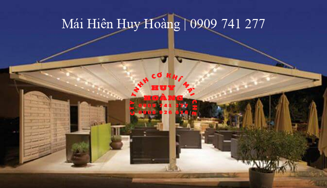 Mẫu thiết kế mái che sân vườn kiểu 10